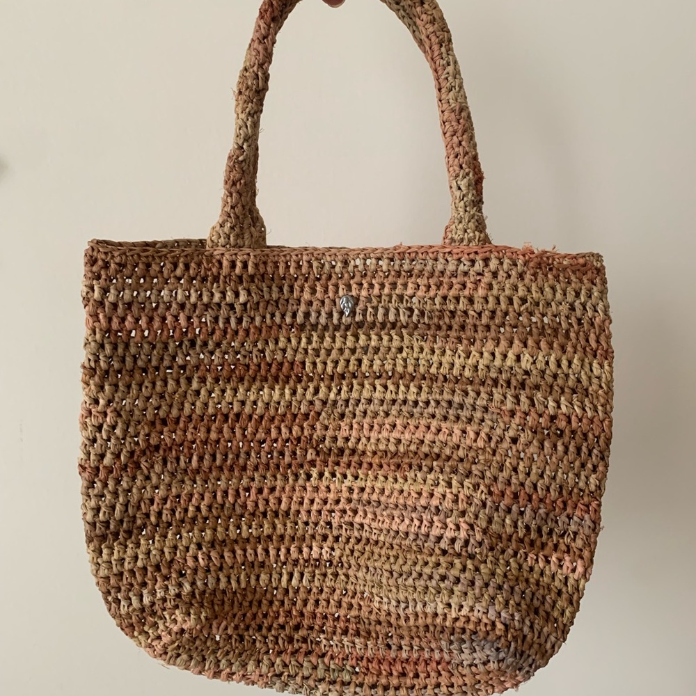 Helen Kaminski small raffia tote / hand bag